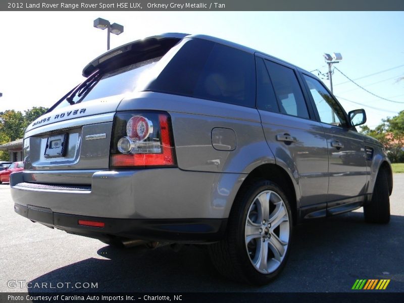 Orkney Grey Metallic / Tan 2012 Land Rover Range Rover Sport HSE LUX