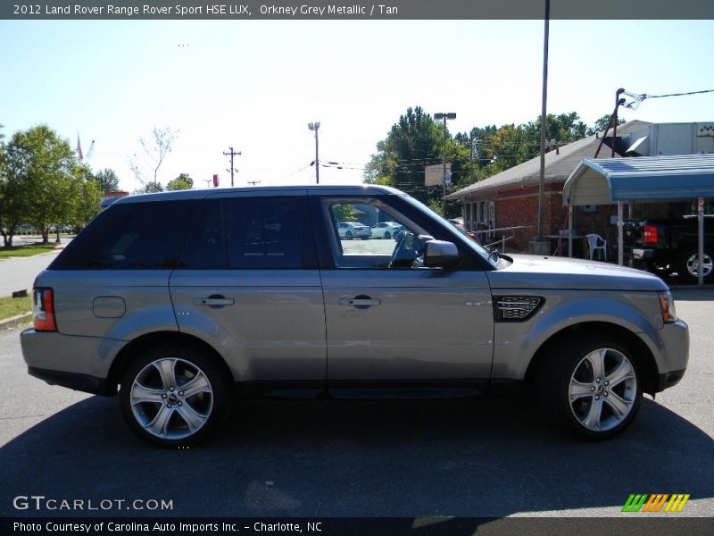 Orkney Grey Metallic / Tan 2012 Land Rover Range Rover Sport HSE LUX