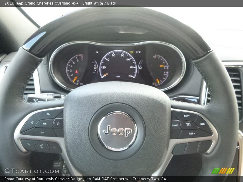 Bright White / Black 2018 Jeep Grand Cherokee Overland 4x4