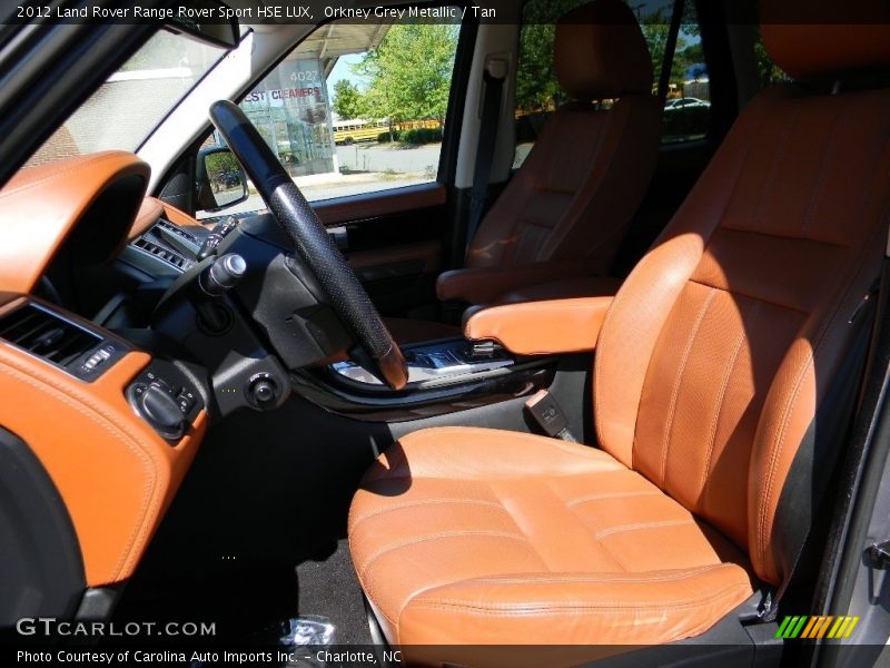 Orkney Grey Metallic / Tan 2012 Land Rover Range Rover Sport HSE LUX