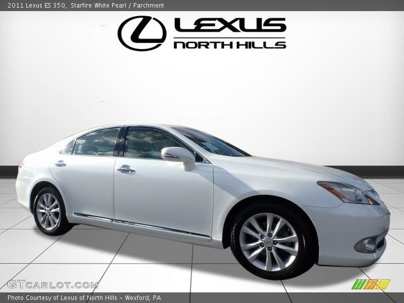 Starfire White Pearl / Parchment 2011 Lexus ES 350