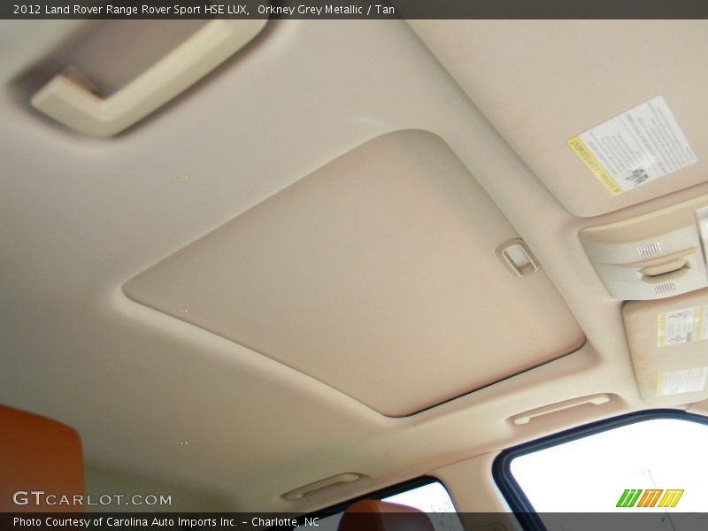 Orkney Grey Metallic / Tan 2012 Land Rover Range Rover Sport HSE LUX
