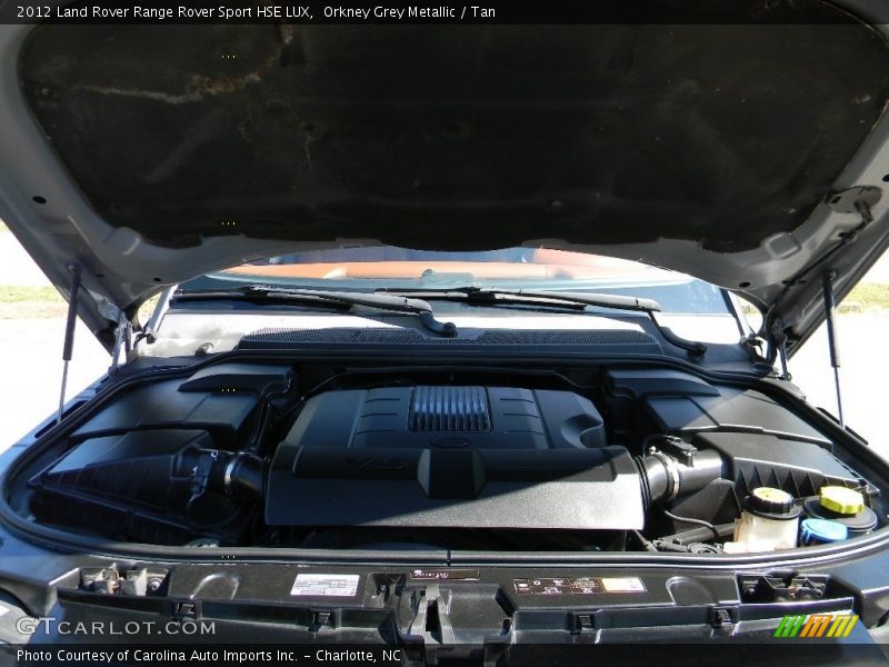 Orkney Grey Metallic / Tan 2012 Land Rover Range Rover Sport HSE LUX