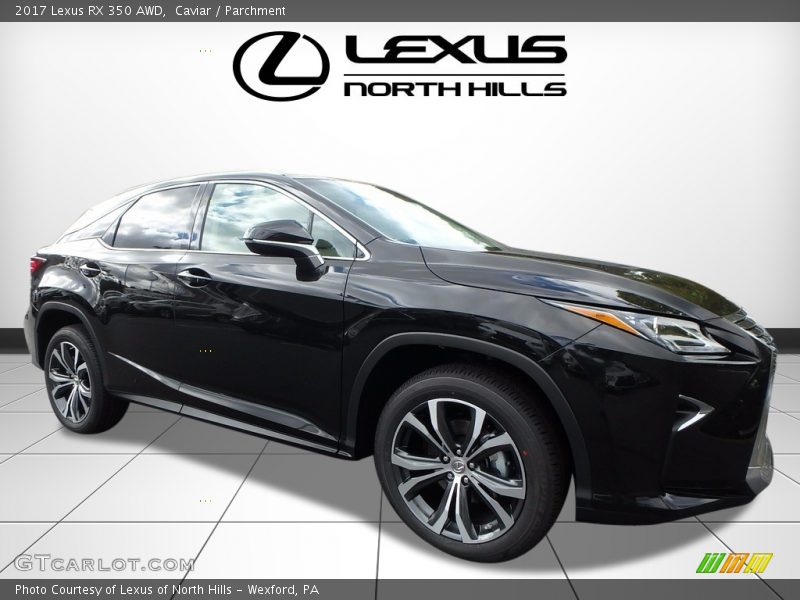 Caviar / Parchment 2017 Lexus RX 350 AWD