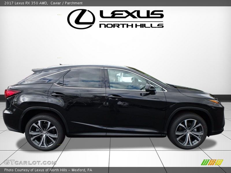 Caviar / Parchment 2017 Lexus RX 350 AWD