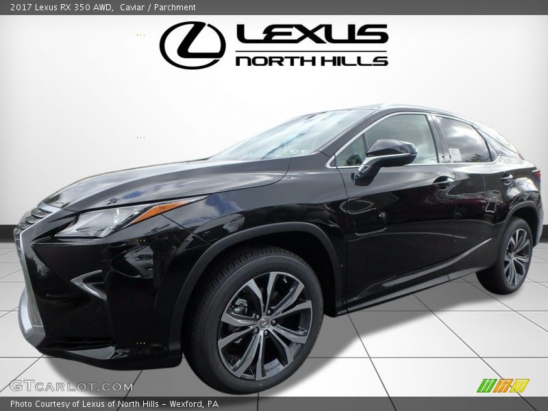 Caviar / Parchment 2017 Lexus RX 350 AWD