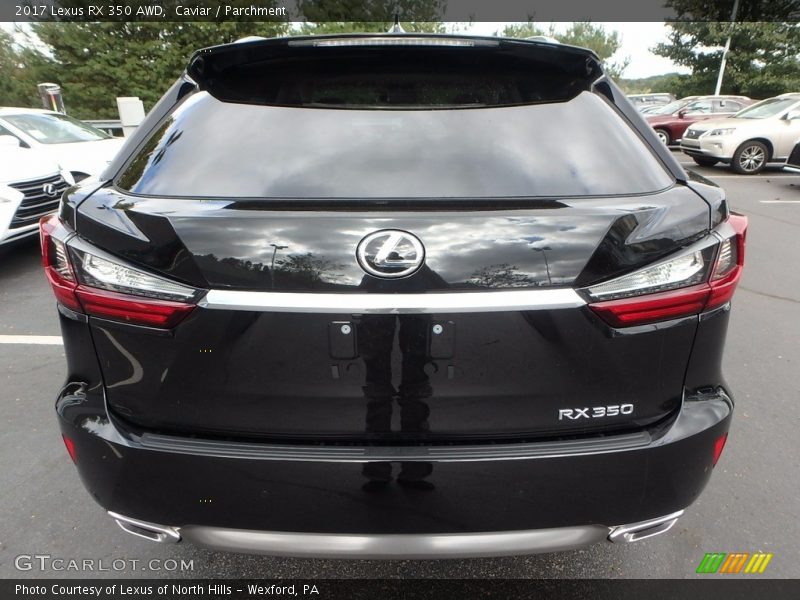 Caviar / Parchment 2017 Lexus RX 350 AWD