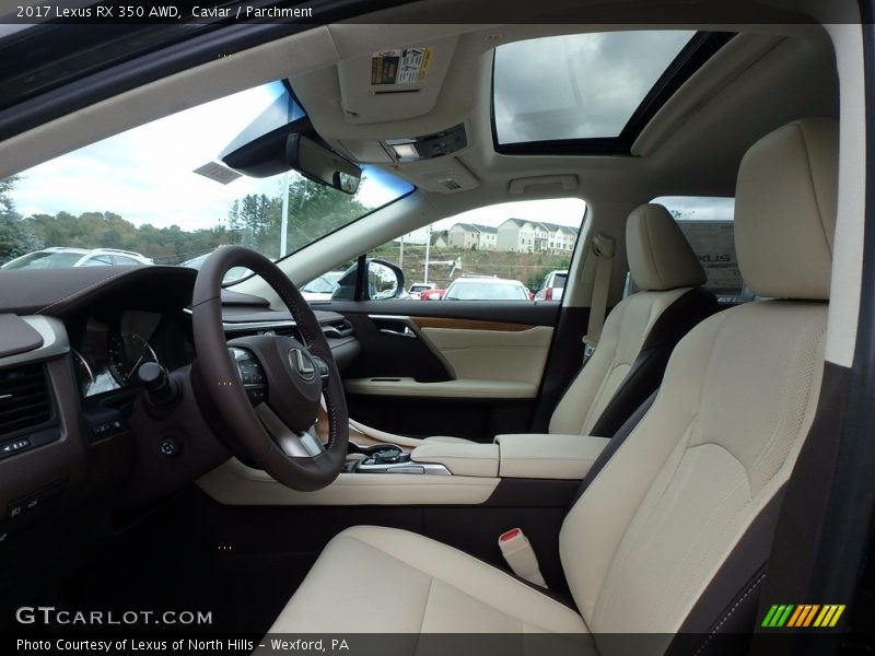 Caviar / Parchment 2017 Lexus RX 350 AWD