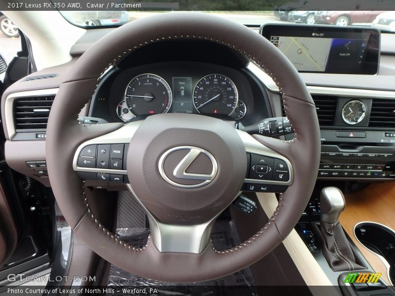 Caviar / Parchment 2017 Lexus RX 350 AWD