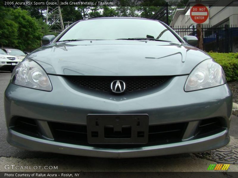 Jade Green Metallic / Titanium 2006 Acura RSX Sports Coupe
