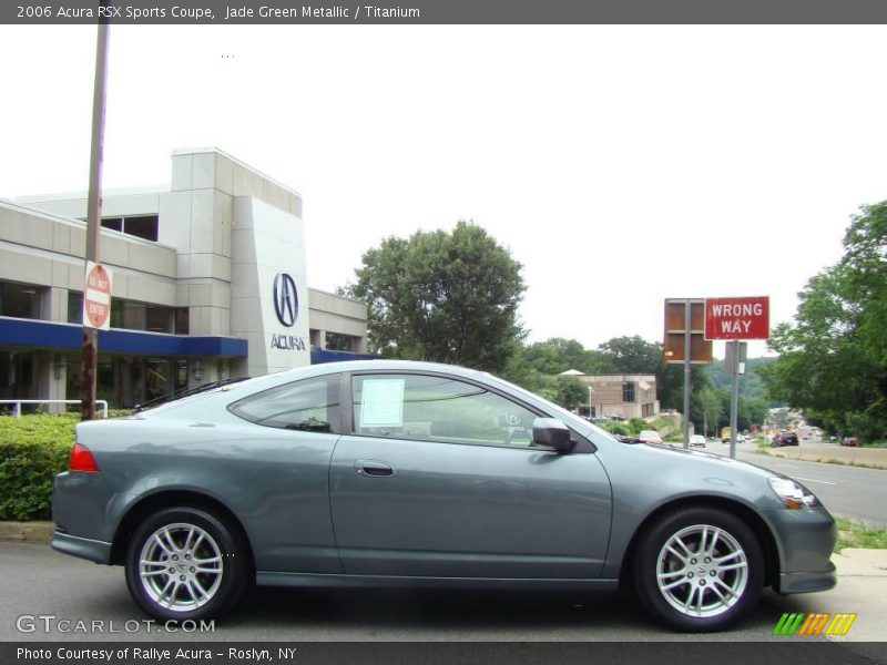 Jade Green Metallic / Titanium 2006 Acura RSX Sports Coupe
