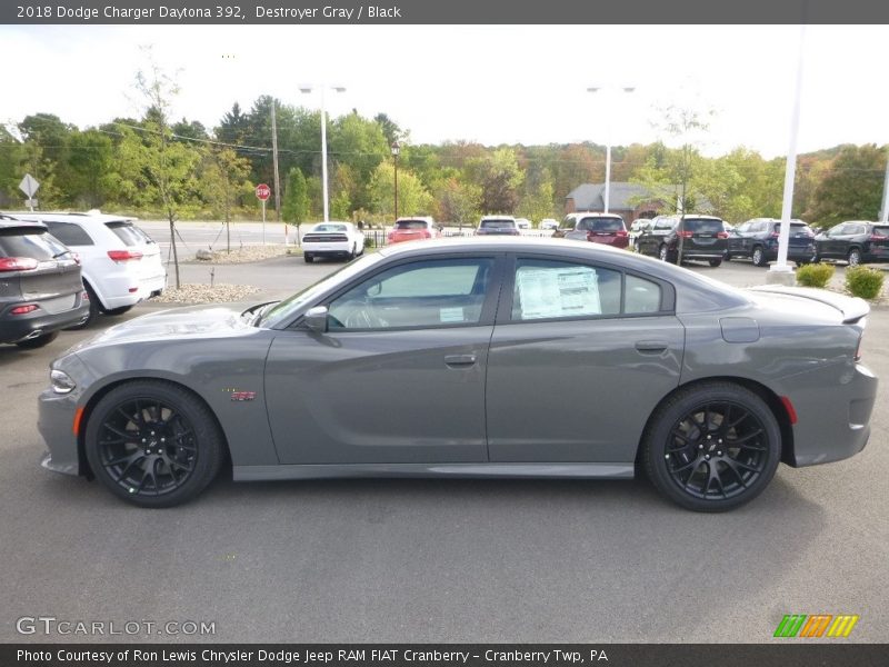 Destroyer Gray / Black 2018 Dodge Charger Daytona 392