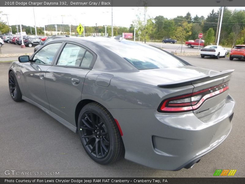 Destroyer Gray / Black 2018 Dodge Charger Daytona 392