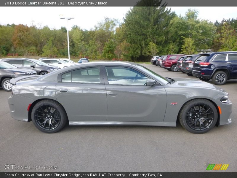 Destroyer Gray / Black 2018 Dodge Charger Daytona 392