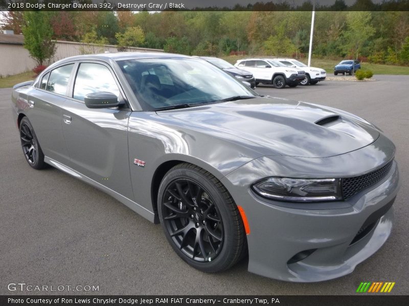 Destroyer Gray / Black 2018 Dodge Charger Daytona 392