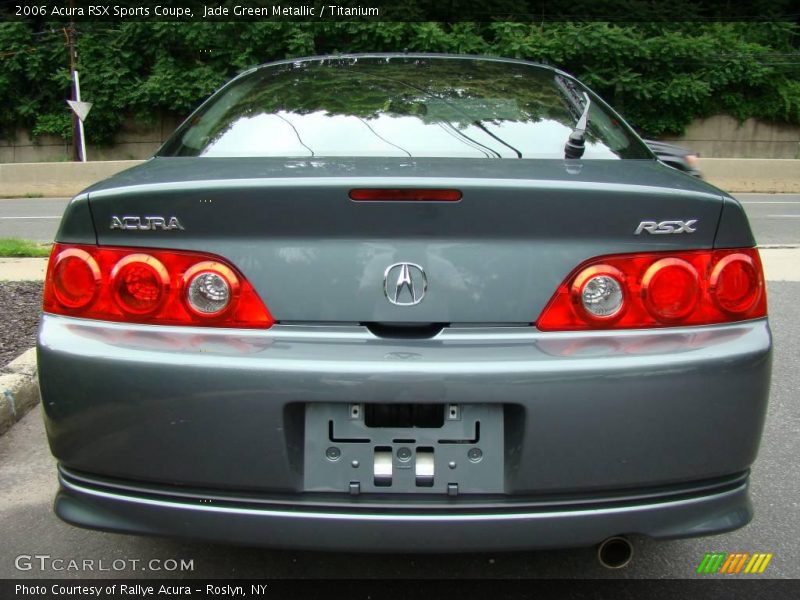 Jade Green Metallic / Titanium 2006 Acura RSX Sports Coupe