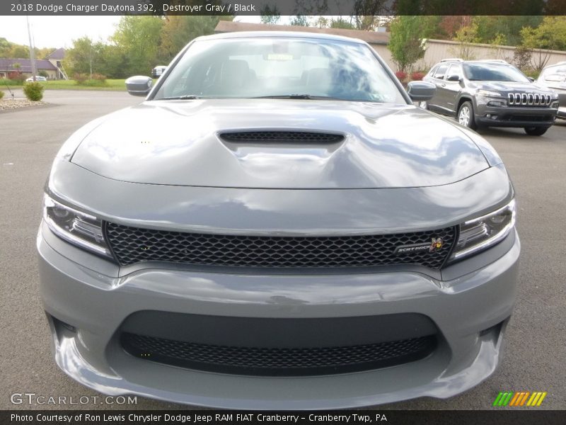 Destroyer Gray / Black 2018 Dodge Charger Daytona 392