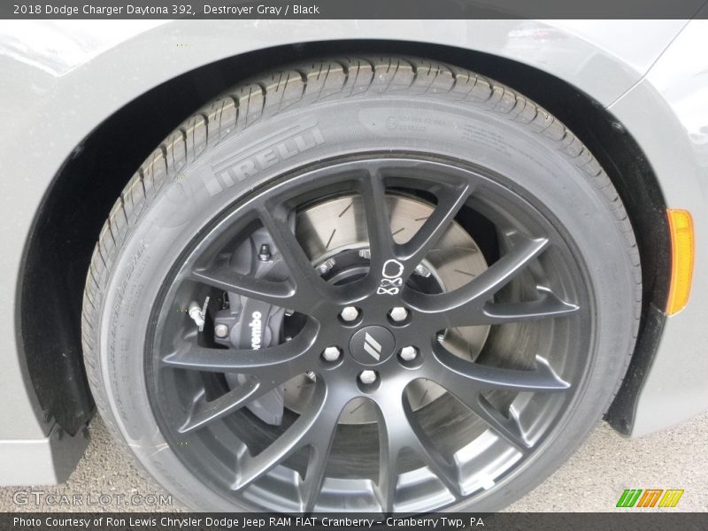 Destroyer Gray / Black 2018 Dodge Charger Daytona 392