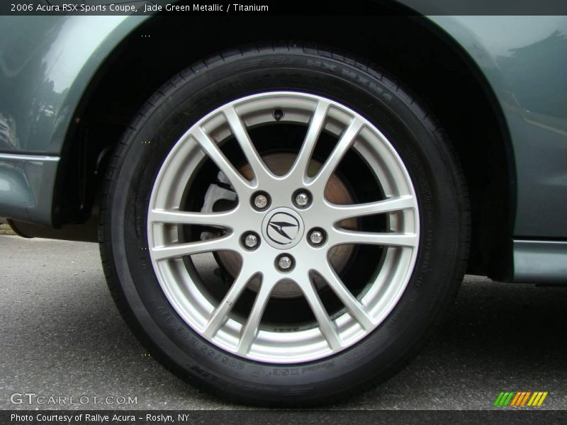 Jade Green Metallic / Titanium 2006 Acura RSX Sports Coupe