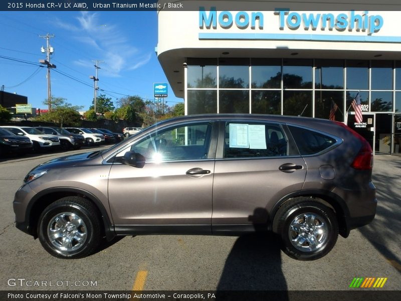 Urban Titanium Metallic / Black 2015 Honda CR-V LX AWD