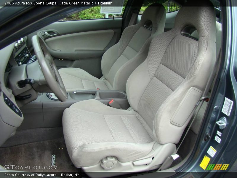 Jade Green Metallic / Titanium 2006 Acura RSX Sports Coupe