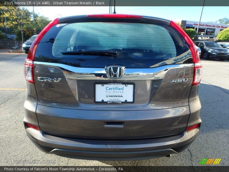 Urban Titanium Metallic / Black 2015 Honda CR-V LX AWD