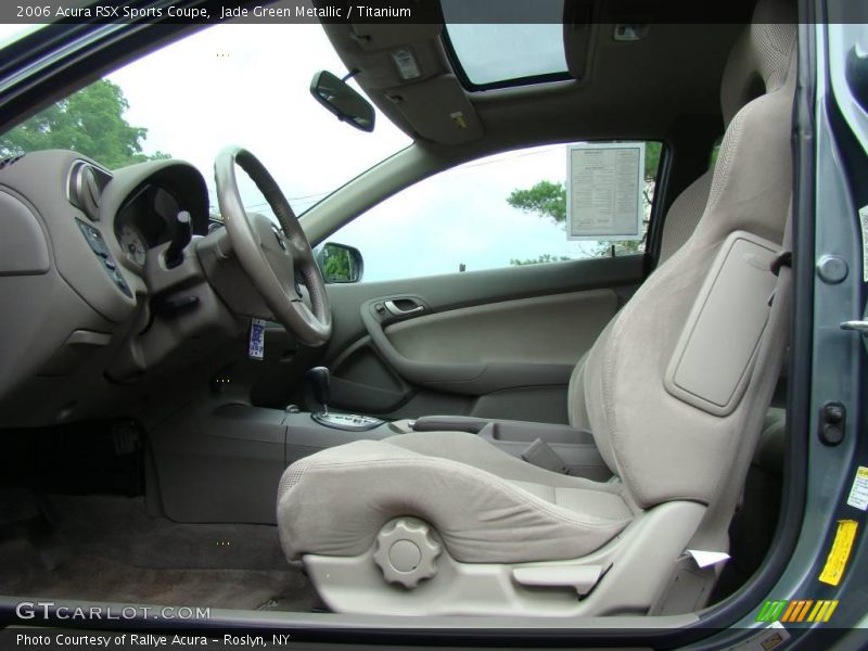 Jade Green Metallic / Titanium 2006 Acura RSX Sports Coupe