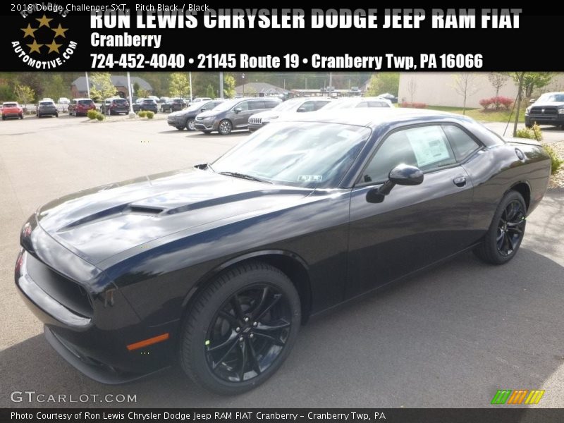 Pitch Black / Black 2018 Dodge Challenger SXT