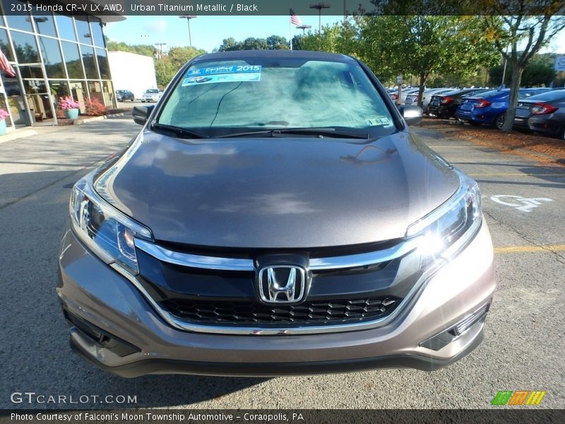 Urban Titanium Metallic / Black 2015 Honda CR-V LX AWD