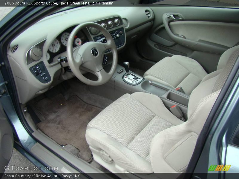 Jade Green Metallic / Titanium 2006 Acura RSX Sports Coupe