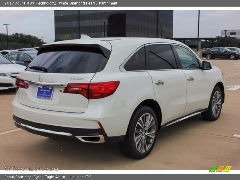 White Diamond Pearl / Parchment 2017 Acura MDX Technology