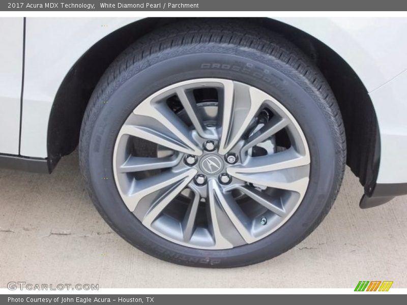 White Diamond Pearl / Parchment 2017 Acura MDX Technology
