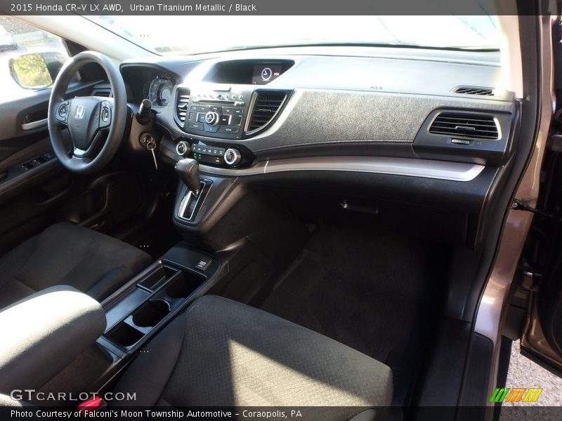 Urban Titanium Metallic / Black 2015 Honda CR-V LX AWD
