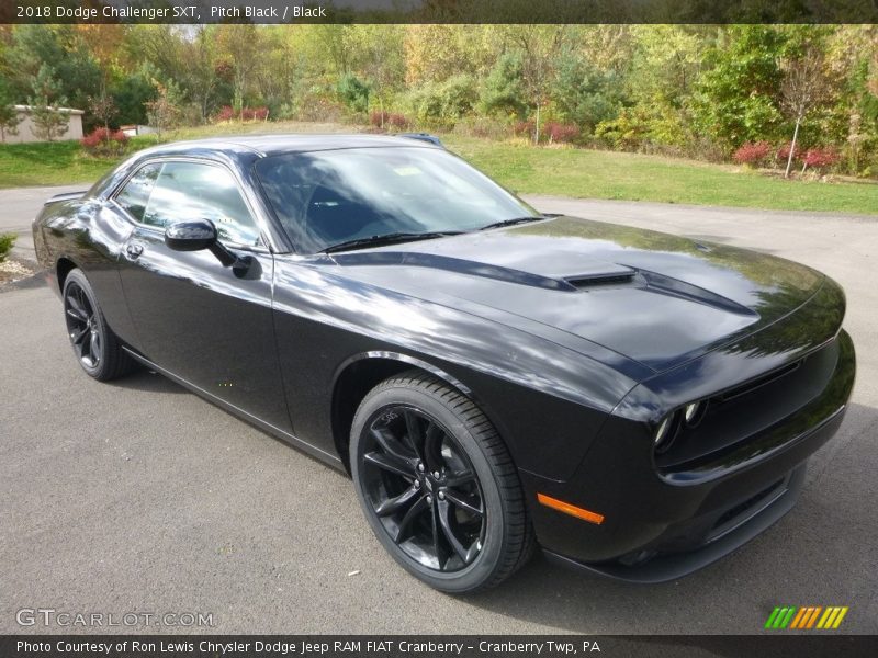 Pitch Black / Black 2018 Dodge Challenger SXT