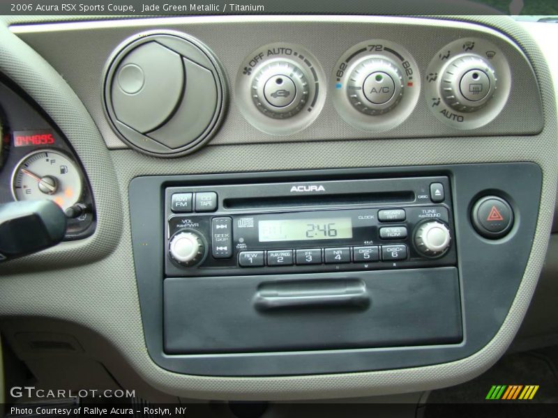 Jade Green Metallic / Titanium 2006 Acura RSX Sports Coupe