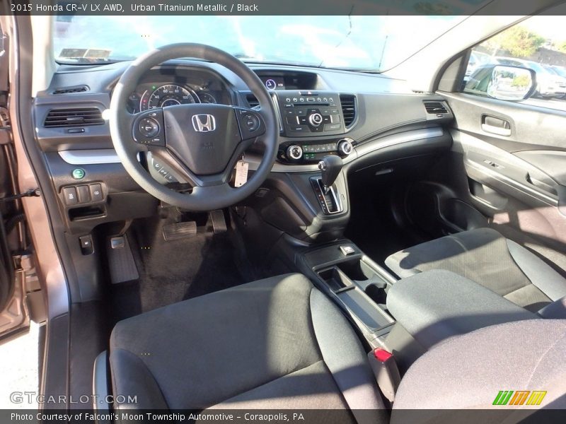 Urban Titanium Metallic / Black 2015 Honda CR-V LX AWD
