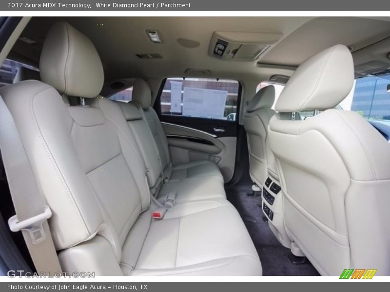 White Diamond Pearl / Parchment 2017 Acura MDX Technology