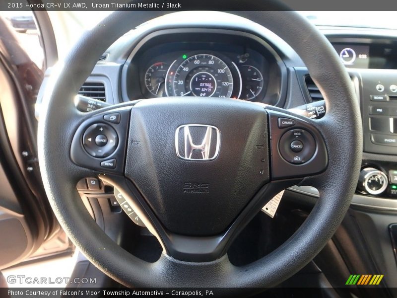 Urban Titanium Metallic / Black 2015 Honda CR-V LX AWD