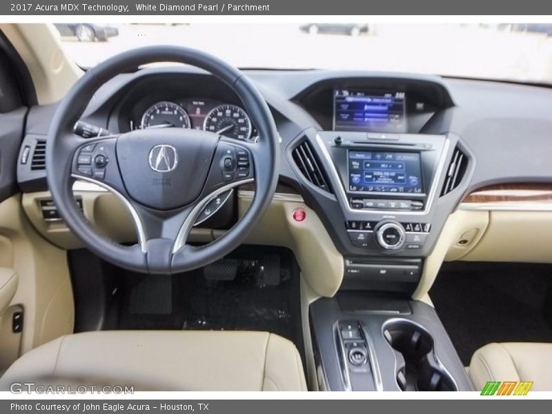 White Diamond Pearl / Parchment 2017 Acura MDX Technology