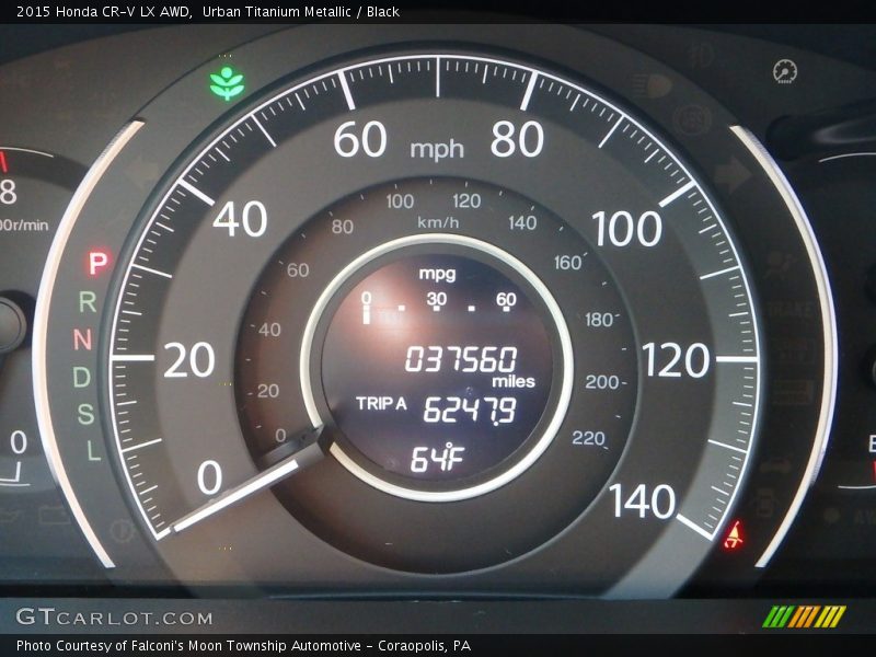 Urban Titanium Metallic / Black 2015 Honda CR-V LX AWD