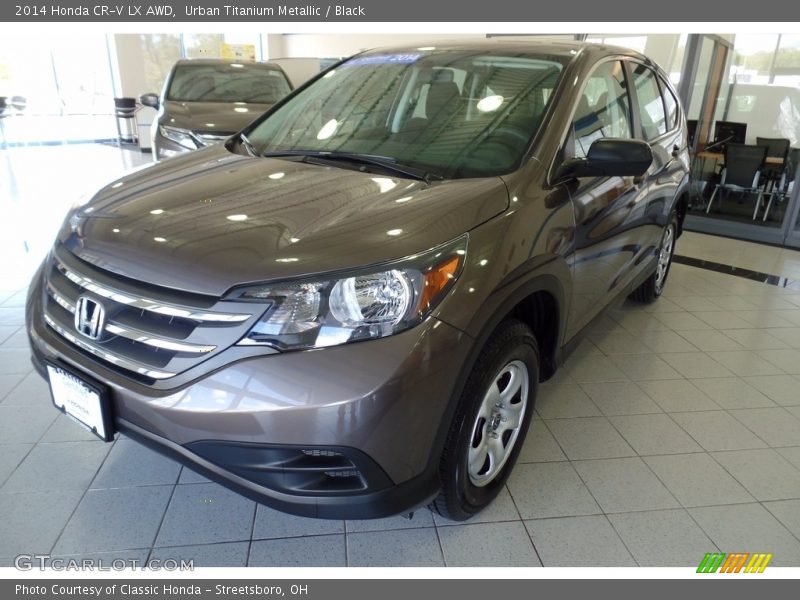 Urban Titanium Metallic / Black 2014 Honda CR-V LX AWD