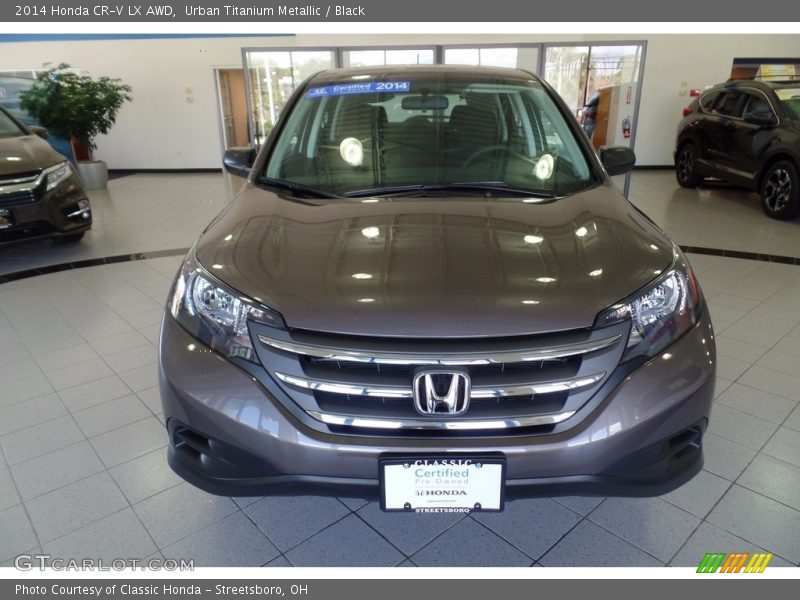 Urban Titanium Metallic / Black 2014 Honda CR-V LX AWD