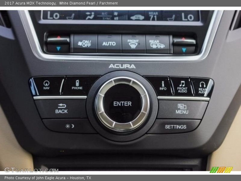 White Diamond Pearl / Parchment 2017 Acura MDX Technology