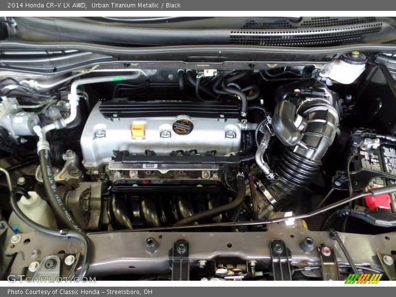 Urban Titanium Metallic / Black 2014 Honda CR-V LX AWD
