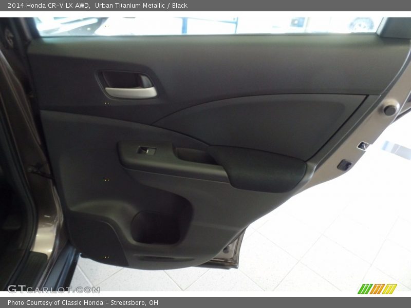 Urban Titanium Metallic / Black 2014 Honda CR-V LX AWD