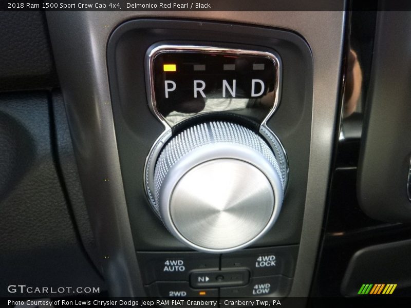 Delmonico Red Pearl / Black 2018 Ram 1500 Sport Crew Cab 4x4