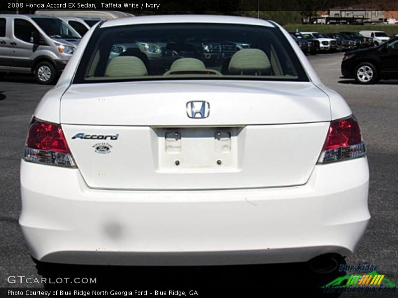 Taffeta White / Ivory 2008 Honda Accord EX Sedan