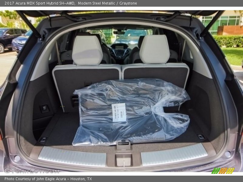 Modern Steel Metallic / Graystone 2017 Acura MDX Sport Hybrid SH-AWD