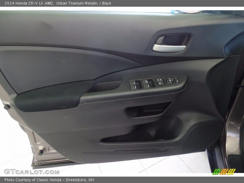 Urban Titanium Metallic / Black 2014 Honda CR-V LX AWD