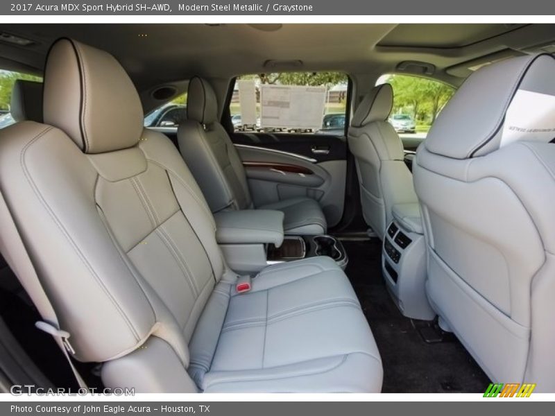Modern Steel Metallic / Graystone 2017 Acura MDX Sport Hybrid SH-AWD